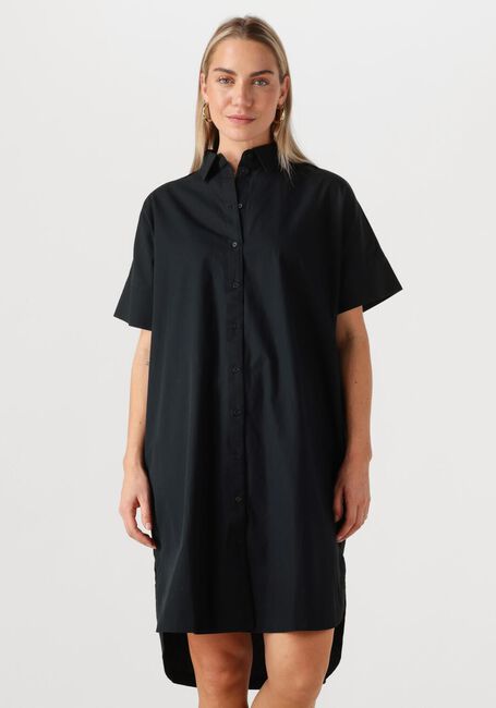 Zwarte SELECTED FEMME Mini jurk SLFBLAIR 2/4 SHORT SHIRT DRESS - large