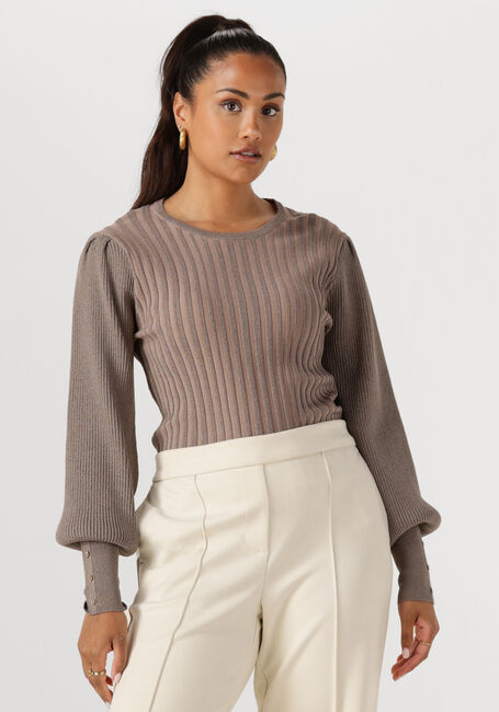 NUKUS MULBERRY PULLOVER LUREX Hauts & T-shirts en taupe - large