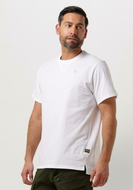 Witte G-STAR RAW T-shirt NIFOUS R T - large