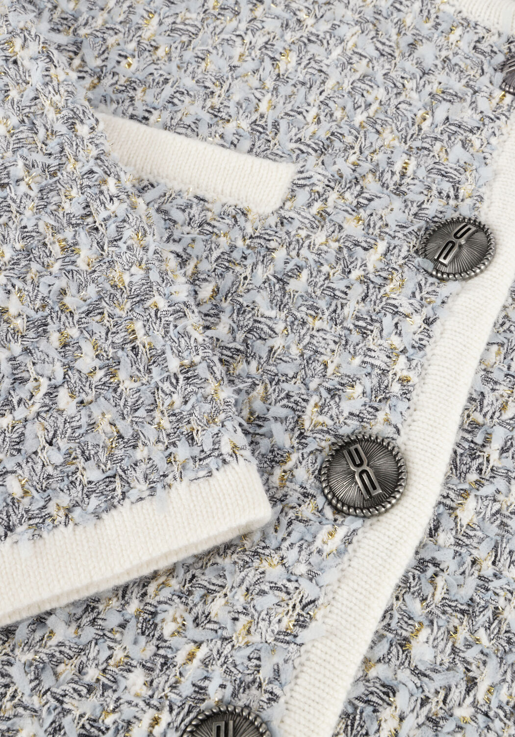 GESTUZ Gilet GZNALIN CARDIGAN en bleu - large