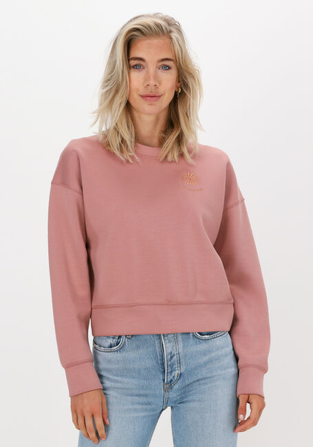 SCOTCH & SODA Chandail CREWNECK SWEAT WITH TONAL EMBR en rose - large