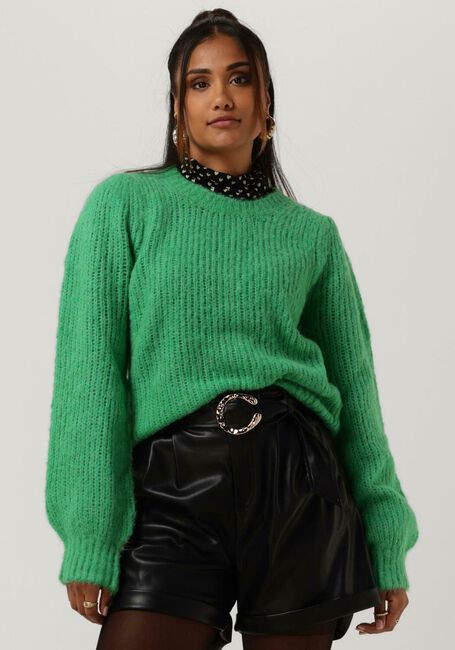 Groene NEO NOIR Trui MARTINA FLUFFY KNIT BLOUSE - large