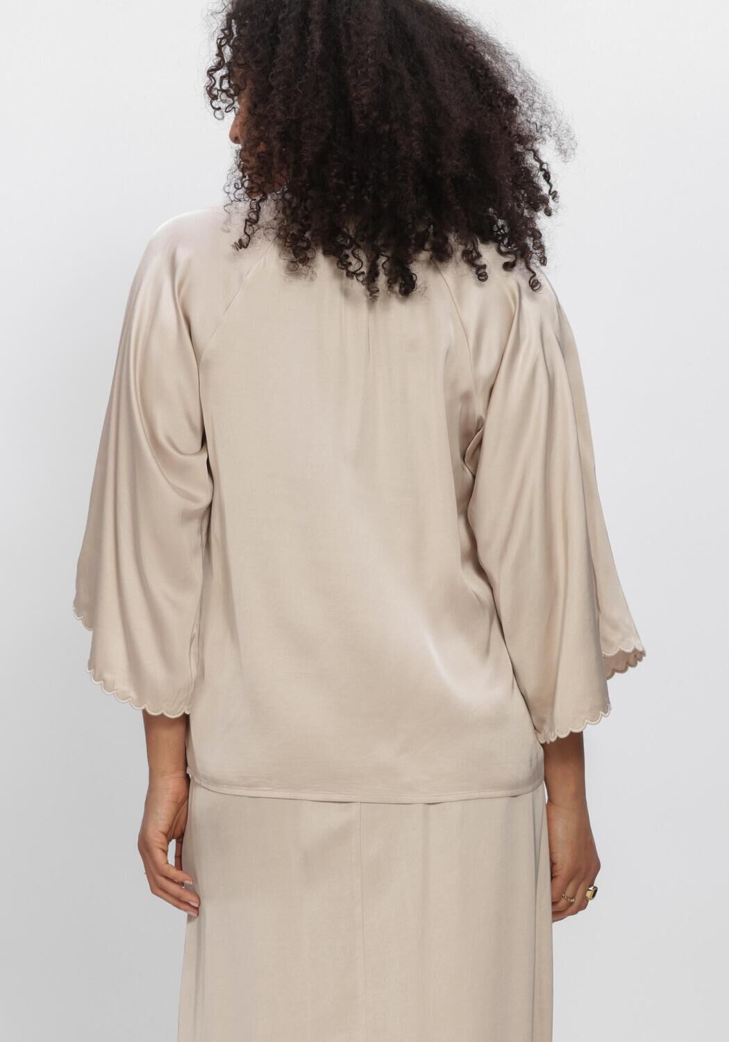 Beige BRUUNS BAZAAR  WECKIABBWINNY BLOUSE - large