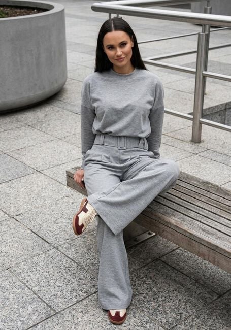 CO'COUTURE Pantalon large LANCE PLEAT LL SWEATPANT en gris - large