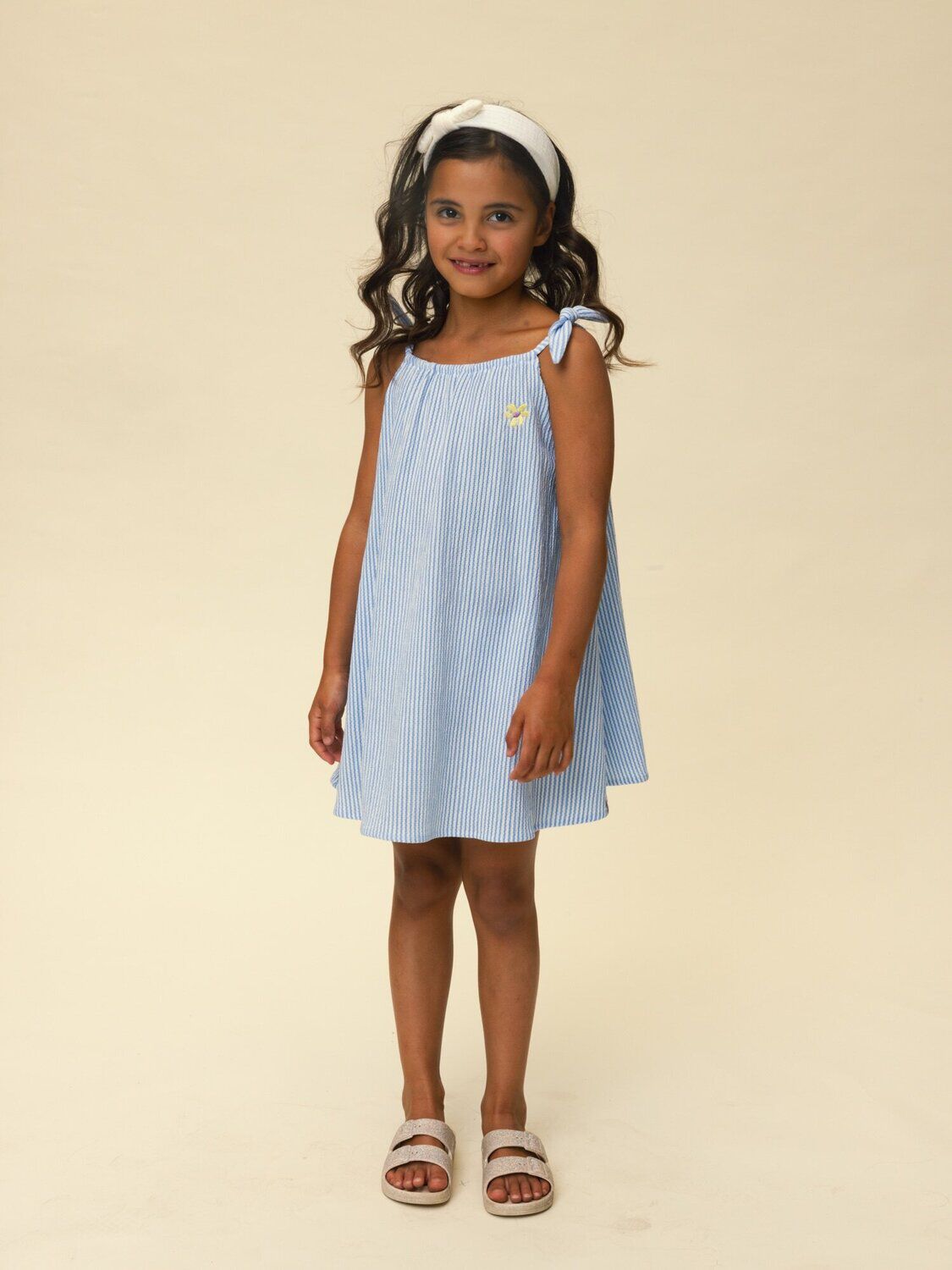 Blauwe LOOXS Little Mini jurk 2613-7870 - large