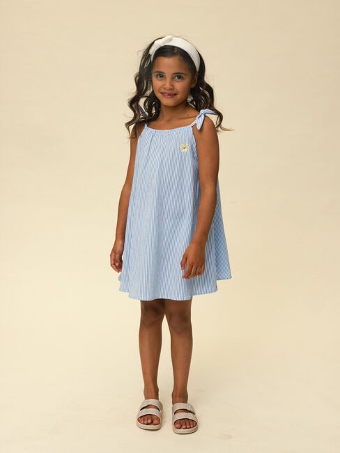 LOOXS Little Mini robe 2613-7870 en bleu - large