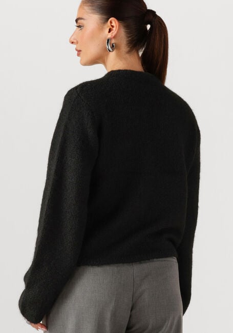 OBJECT Pull OBJSAGGIA L/S LO KNIT BOW CARDIGAN DIV en noir - large