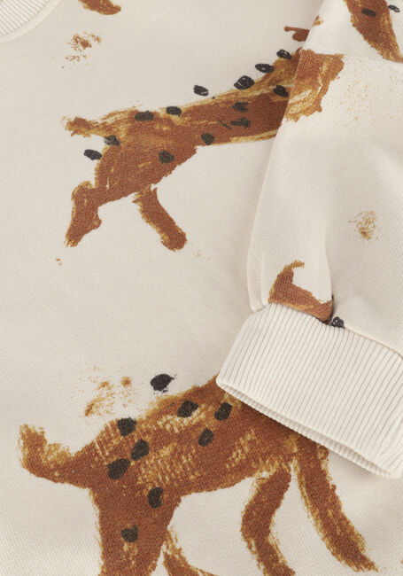 PLAY UP Chandail PRINTED FLEECEE SWEATER en beige - large