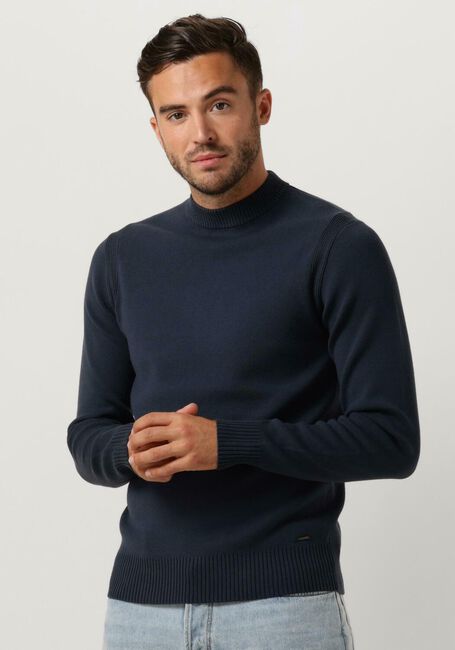 DSTREZZED Pull FELL MOCK NECK en bleu - large