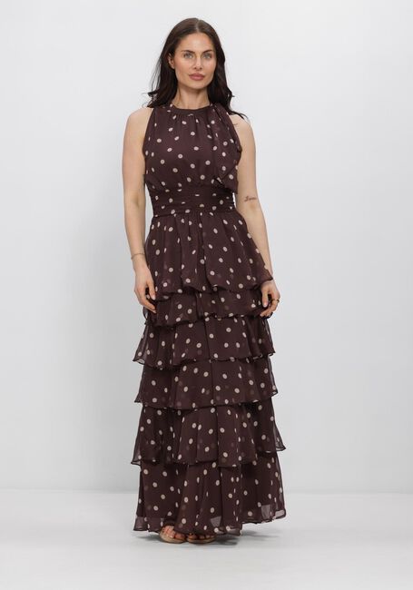 Bruine NEO NOIR Jurken MARLI BIG DOT DRESS - large