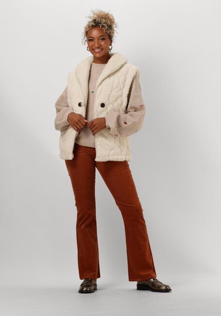 FABIENNE CHAPOT Pantalon évasé EVA FLARE TROUSERS en cognac - large