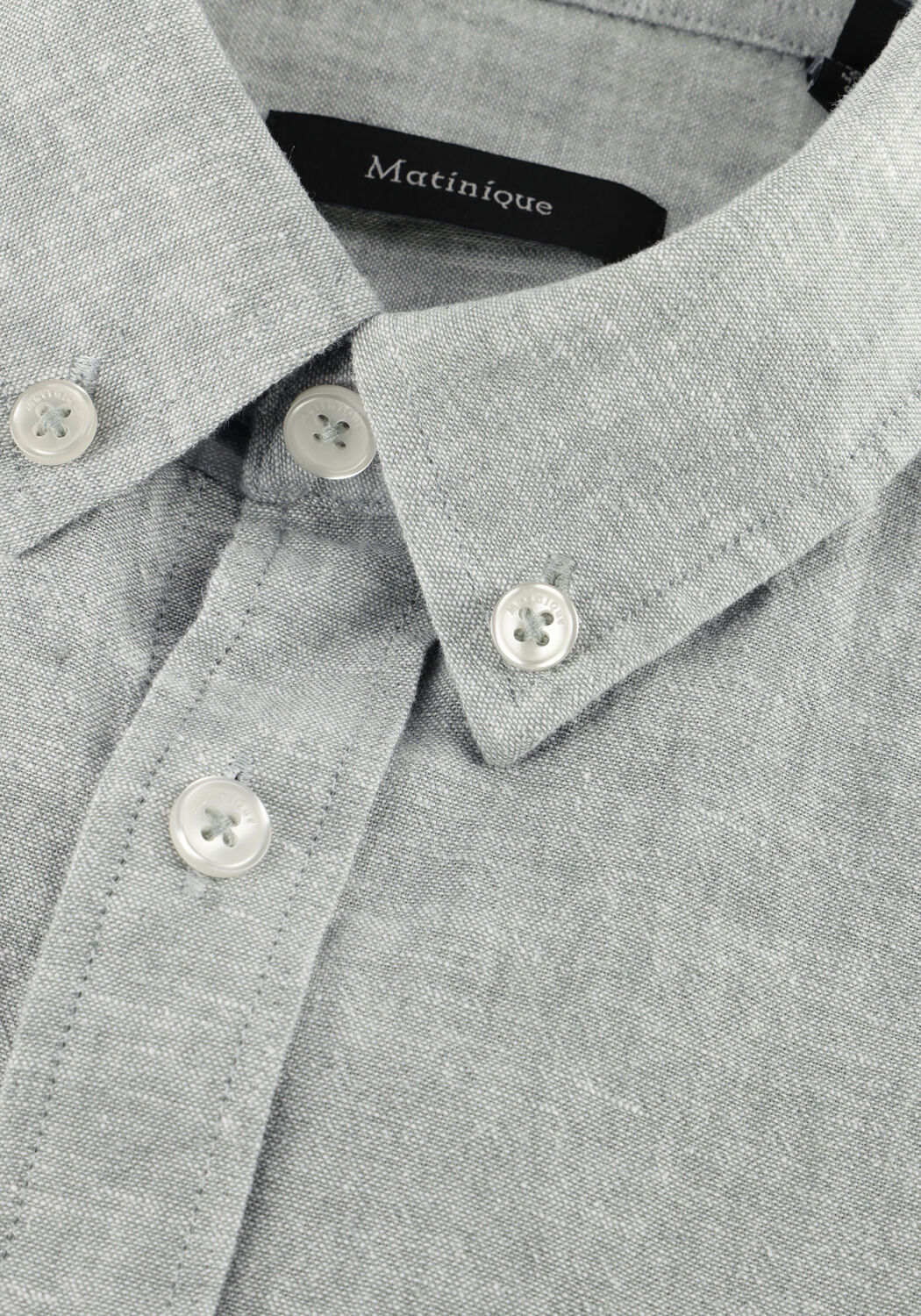 MATINIQUE Chemise d&eacute;contract&eacute; MATROSTOL BD SS en vert - large