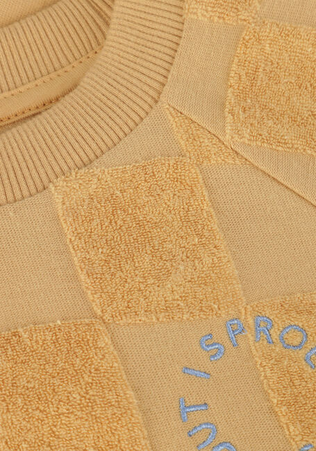 Cognac Sproet & Sprout T-shirt RAGLAN SWEATSHIRT TERRY BLOCKS - large