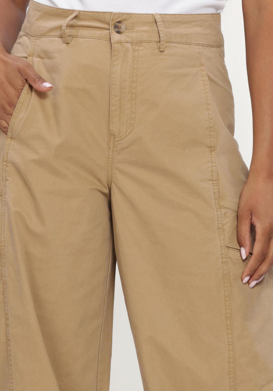 Zand CO'COUTURE Broeken/jumpsuits EVELYNCC BARREL PANT - large