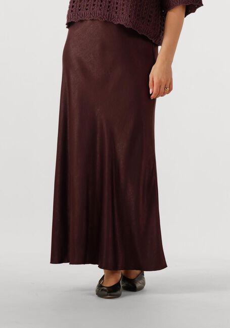 MSCH COPENHAGEN Jupe midi MSCHNICOLETTE ULLAS SKIRT Bordeaux - large
