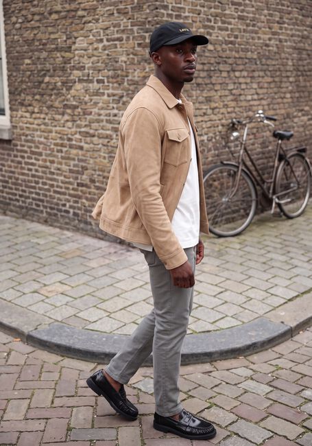 BLUE INDUSTRY Surchemise BLUE INDUSTRY SHIRTJACKET en camel - large