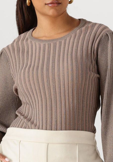 NUKUS MULBERRY PULLOVER LUREX Hauts & T-shirts en taupe - large