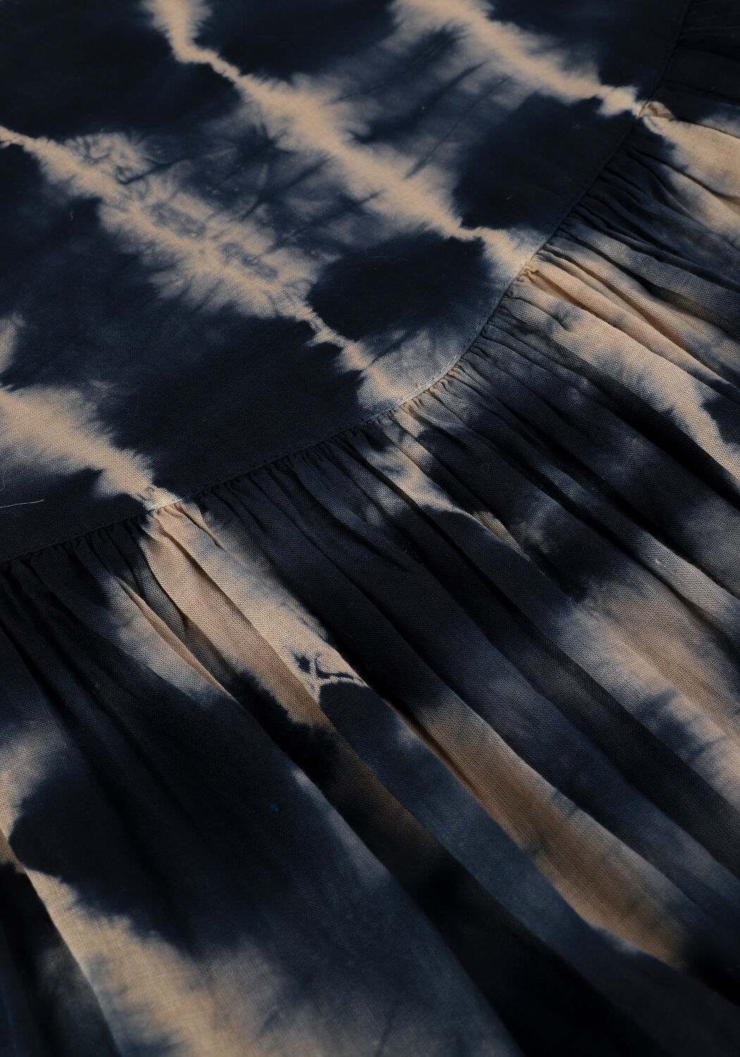 Donkerblauwe BY-BAR Minirok JAMIE TIE DYE SKIRT - large