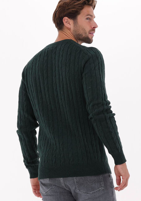 Groene LYLE & SCOTT Trui CABLE JUMPER - large