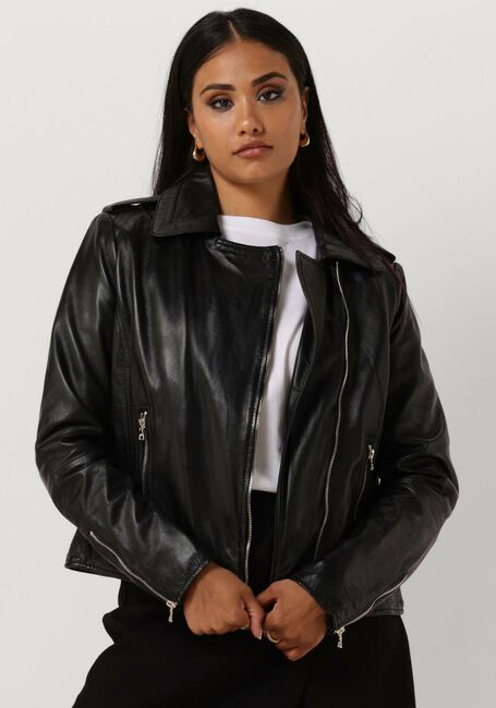 IBANA Veste en cuir BEAR BLAZE en noir - large