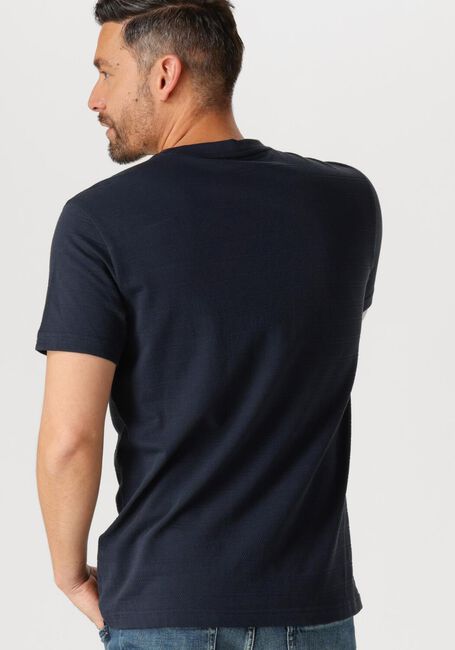 Blauwe PME LEGEND T-shirt SHORT SLEEVE R-NECK JACQUARD STRIPES - large