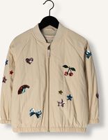 Beige KONGES SLOJD Jack JUNO SEQUI BOMBER JACKET Beige KONGES SLOJD Jack JUNO SEQUI BOMBER JACKET - medium