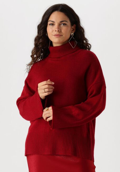 MY ESSENTIAL WARDROBE Pull HUXIMW KNIT ROLLNECK en rouge - large