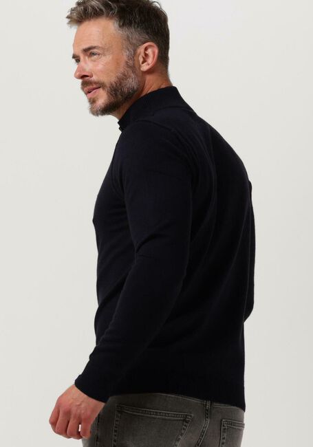 BUTCHER OF BLUE Pull CLIFDEN HALFZIP en bleu - large