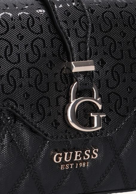 Zwarte GUESS Schoudertas ADI FLAP SHOULDER Zwarte GUESS Schoudertas ADI FLAP SHOULDER - large