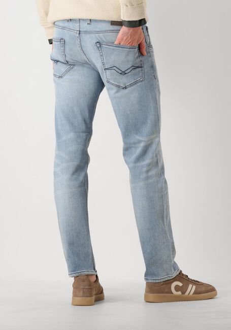 Blauwe REPLAY Skinny jeans GROVER PANTS - large