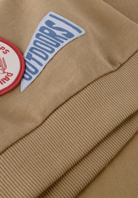 Beige DAILY7 Sweater OVERSIZED SWEATER BADGES - large