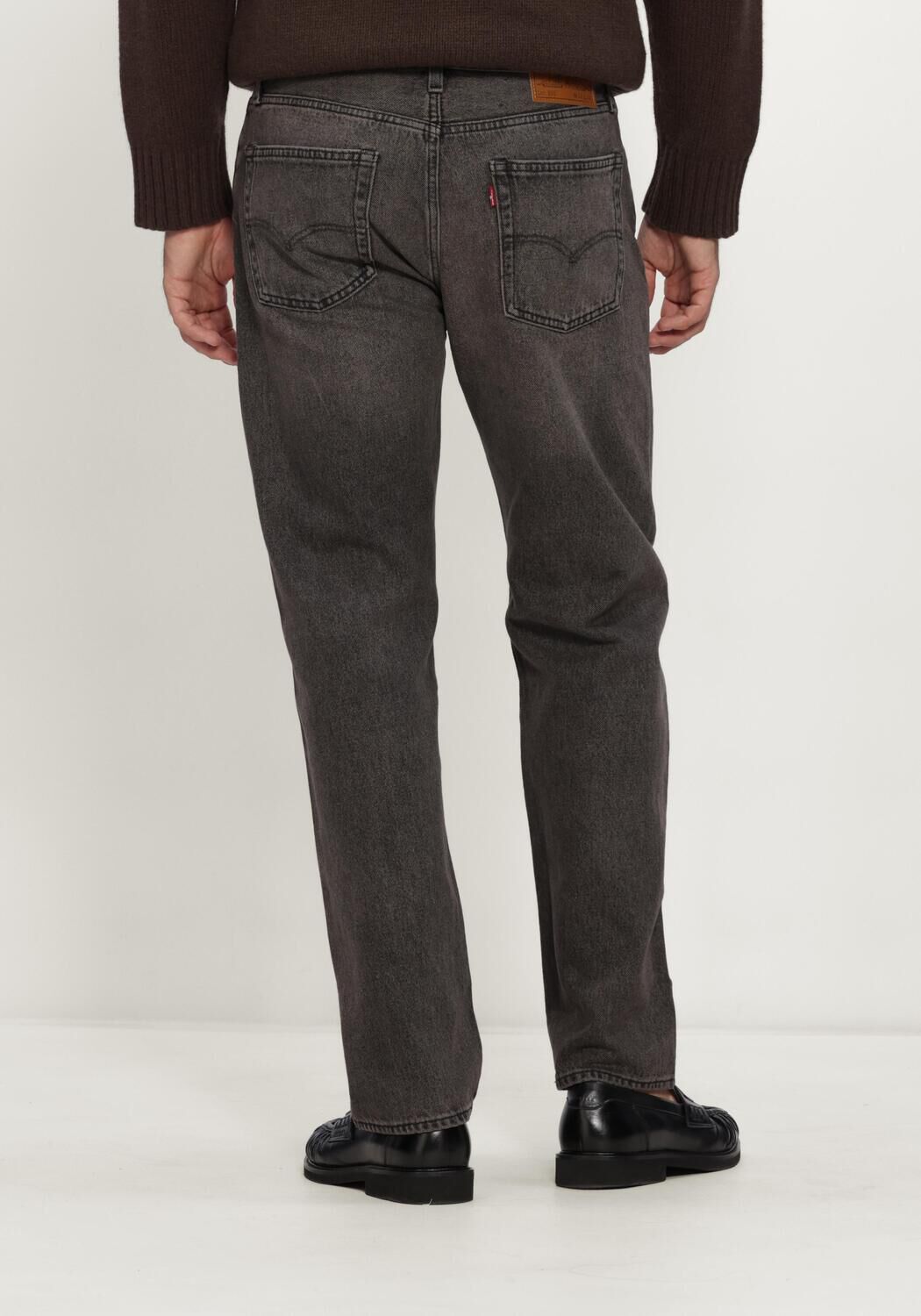 LEVI'S Straight leg jeans 555 RELAXED STRAIGHT BACK ON THE BLOCK Gris fonc&eacute; - large