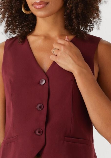 YDENCE Gilet GILET KAIA Bordeaux - large