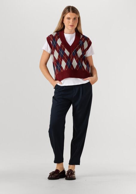 CO'COUTURE ROW CHECK VEST - large