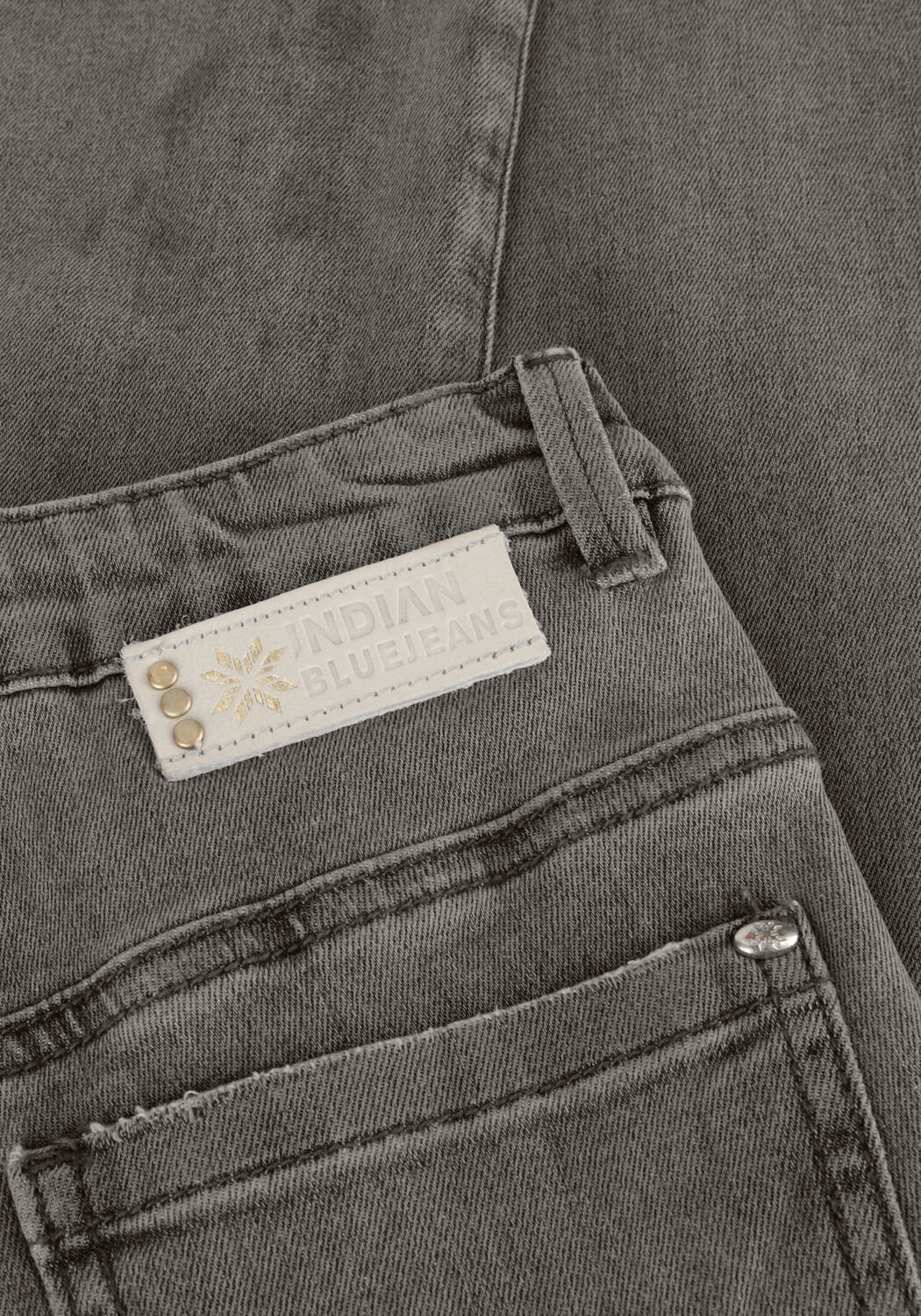 INDIAN BLUE JEANS Wide jeans JOY WIDE FIT SPLIT Gris clair - large