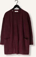 Bordeaux SELECTED WOMEN Vest SLFLULU NEW LS KNIT LONG CARDIGAN Bordeaux SELECTED WOMEN Vest SLFLULU NEW LS KNIT LONG CARDIGAN - medium