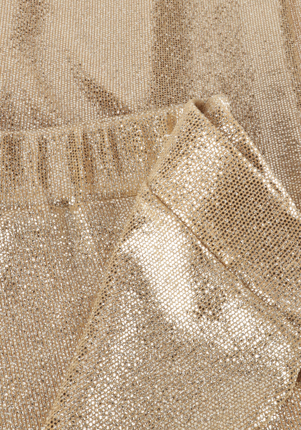 Gouden NUKUS Wijde broek BASILE PANTS - large