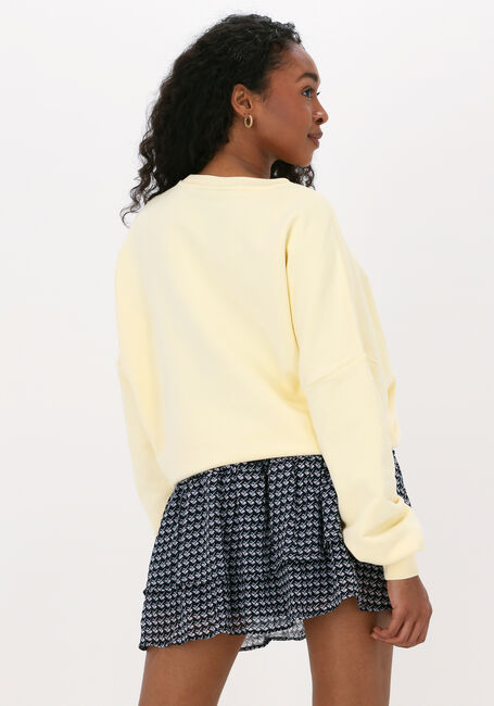 COLOURFUL REBEL Chandail VENICE PATCH DROPPED SHOULDER SWEAT en jaune - large
