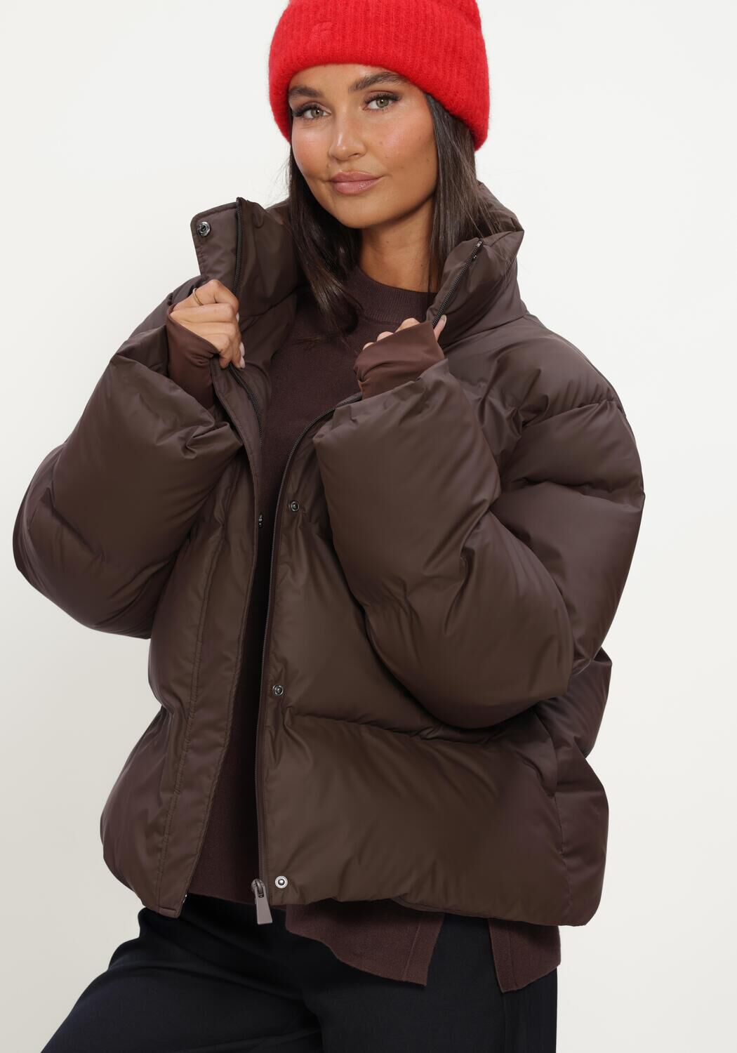 NOTRE-V Veste matelass&eacute; NV-IDE en marron - large