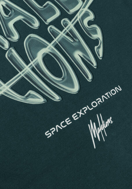 MALELIONS T-shirt SPACE T-SHIRT Vert foncé - large
