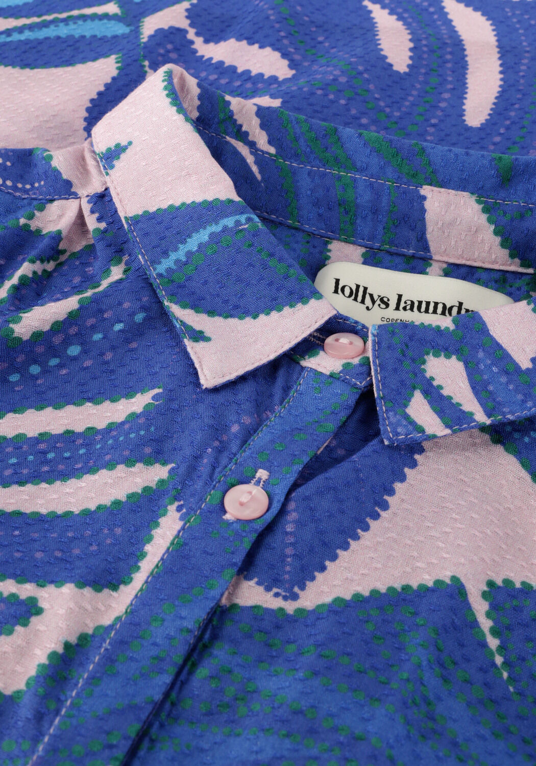 Blauwe LOLLYS LAUNDRY  LARI SHIRT - large