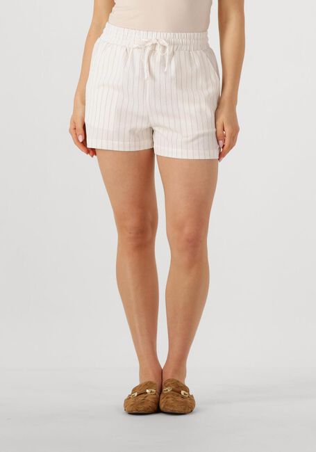 AIMEE THE LABEL Pantalon courte PAGE STRIPE en blanc - large
