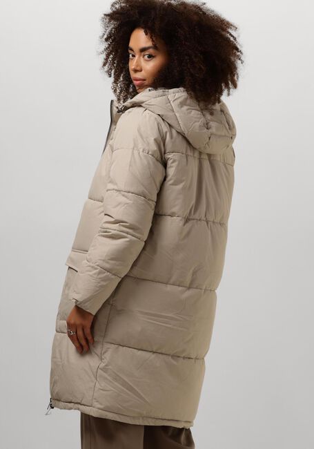 OBJECT Veste matelassé OBJZHANNA L/S LONG JACKET NOOS en beige - large