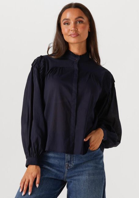 Donkerblauwe ANTIK BATIK  ANGE BLOUSE - large
