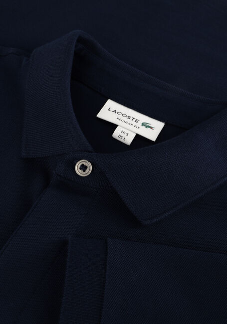 Donkerblauwe LACOSTE Polo REGULAR FIT COTTON BLEND POLO SHIRT Donkerblauwe LACOSTE Polo REGULAR FIT COTTON BLEND POLO SHIRT - large