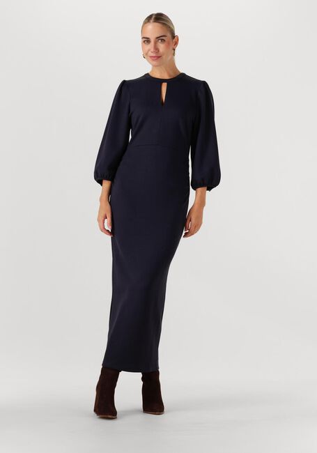 Donkerblauwe AAIKO Maxi jurk ABYGAIL VIS 436 - large