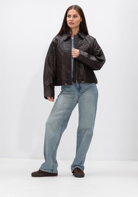 Bruine SECOND FEMALE Jack VERMONT LEATHER JACKET - large