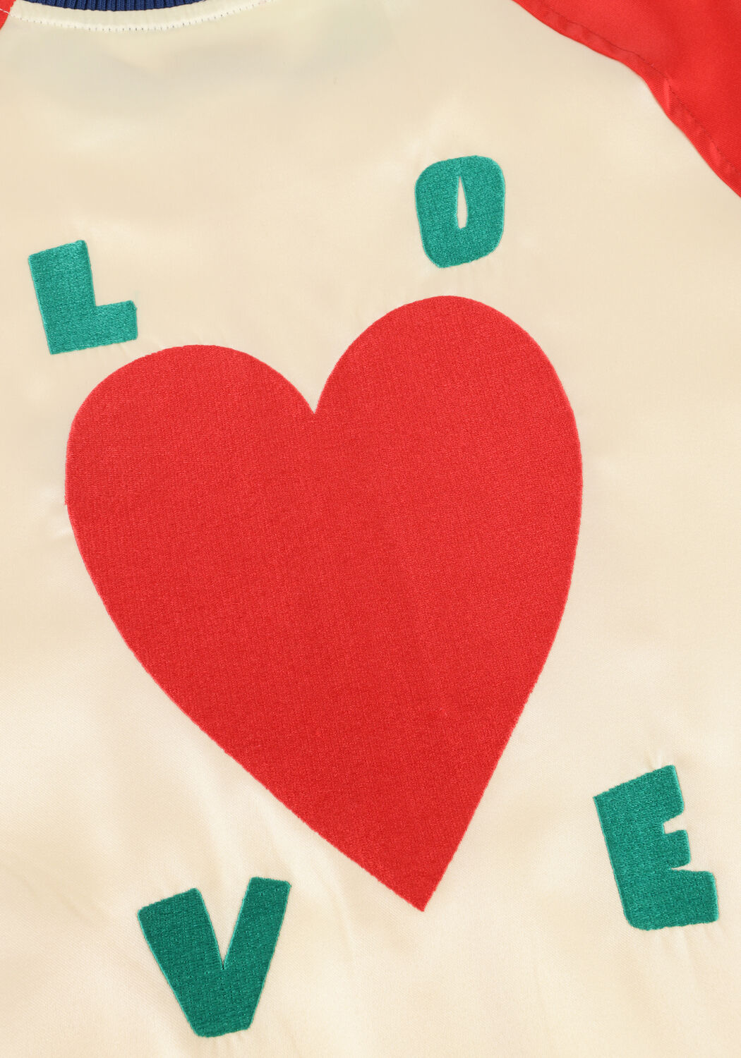 Jelly Mallow Jack LOVE ZIP-UP JACKET en rouge - large