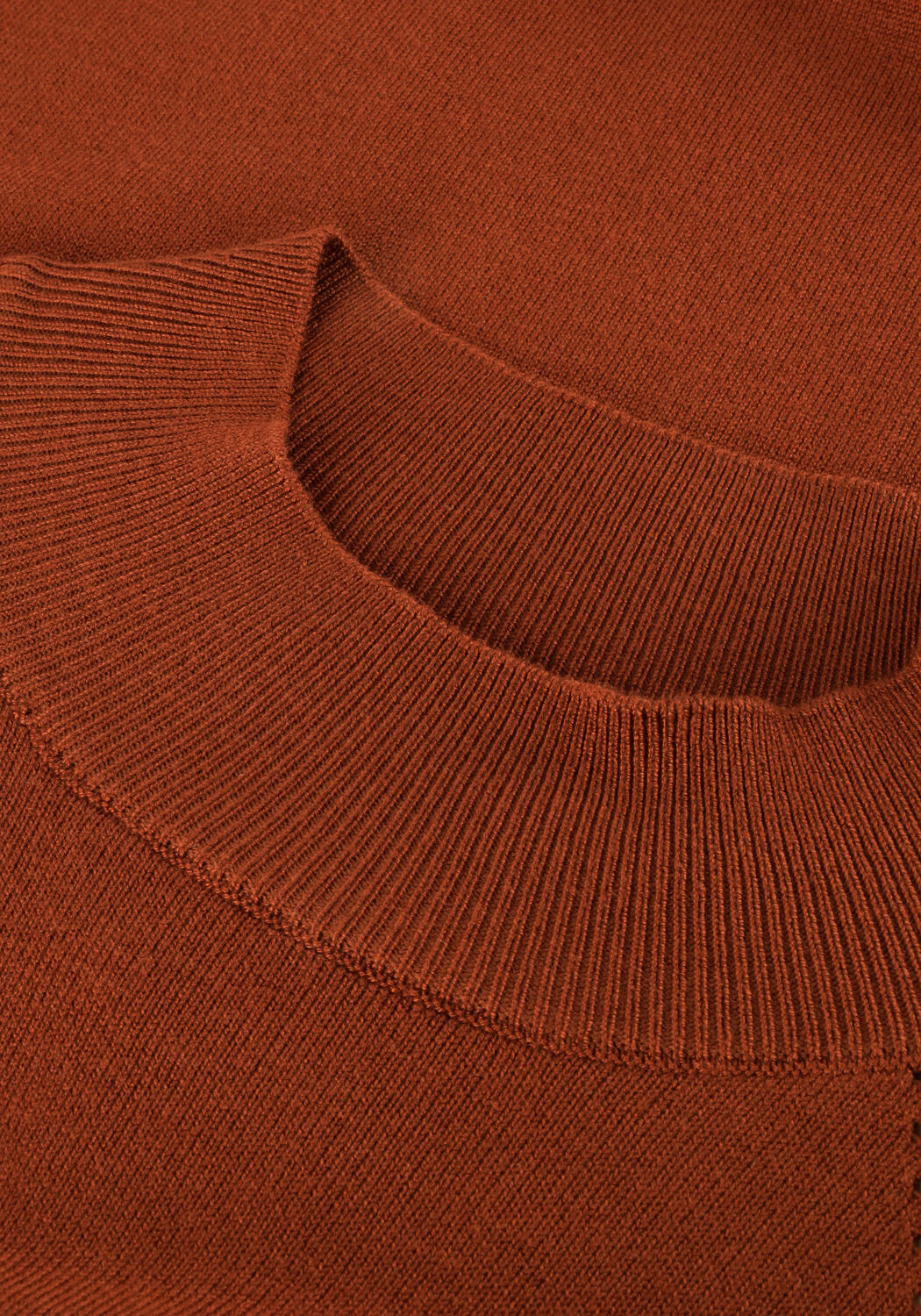 SUMMUM Pull SHORT SLEEVE SWEATER SOFT VISCOSE POLYAMIDE KNIT en marron - large