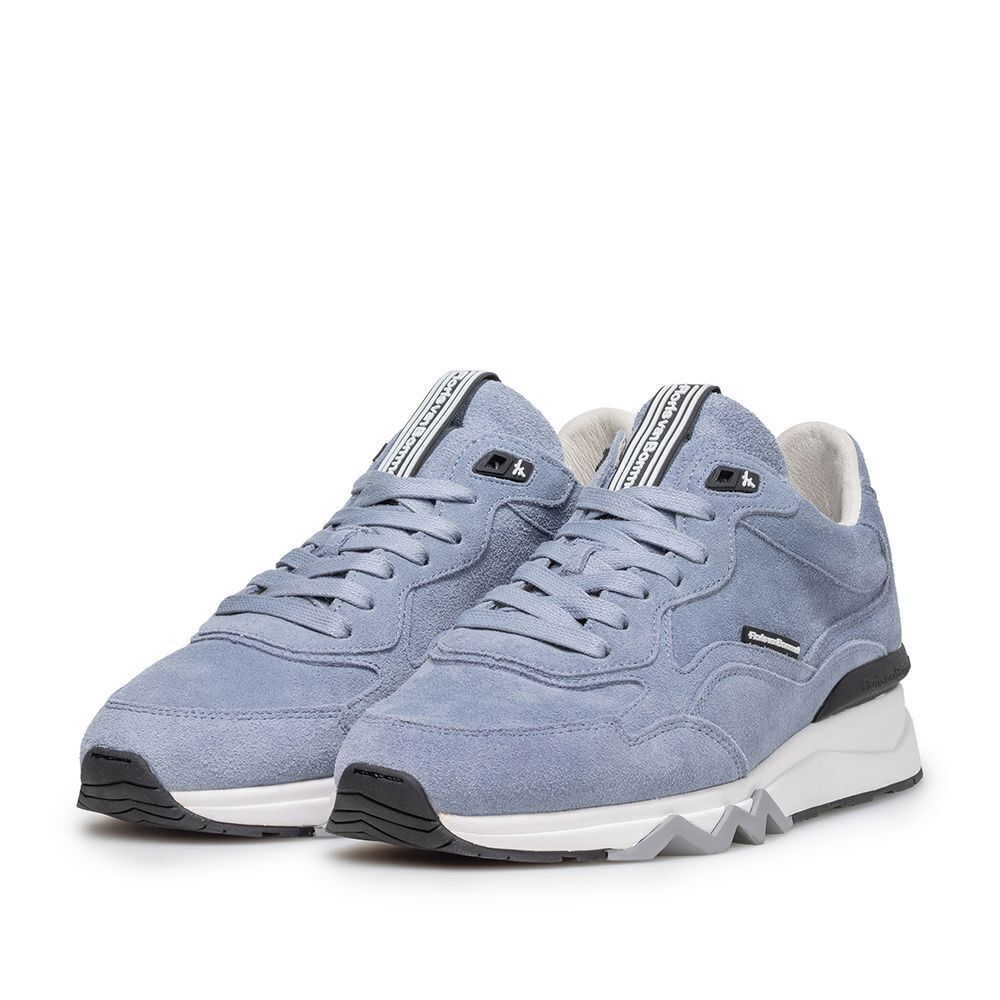 FLORIS VAN BOMMEL Baskets basses De Zager 10.06 en bleu - large